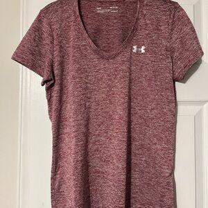 Under Armour Women's Heathered Red Top